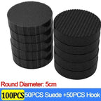 Double Sided Carpet Fixing Sticker Self Adhesive Car Carpet Fixed Patch Fastener Sheets Sofa Floor Foot Mats Anti Skid Grippers