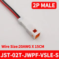 JST JWPF 2-Pin Connector – JST02T/02R-JWPF-VSLE Male & Female Docking Harness with 15cm Wire for Mini Car & Motorcycle, 5/20 Sets