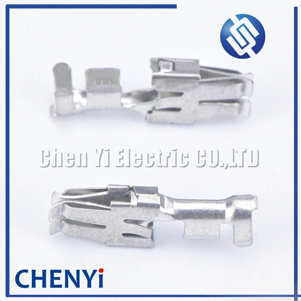 50 pcs 6.3mm series automotive car splices wire terminal 926965-1 Non-insulated female Crimp terminals DJ6218B-E6.3B