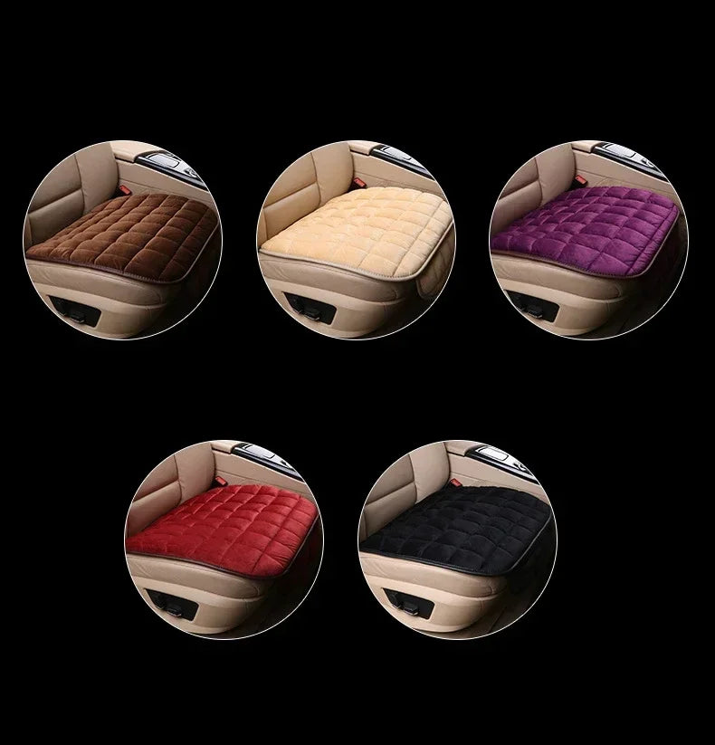 Car Seat Cover Winter Warm Cushion Anti Slip Universal Front Chair Breathable Pad for Vehicle Auto Car Protector Amagi