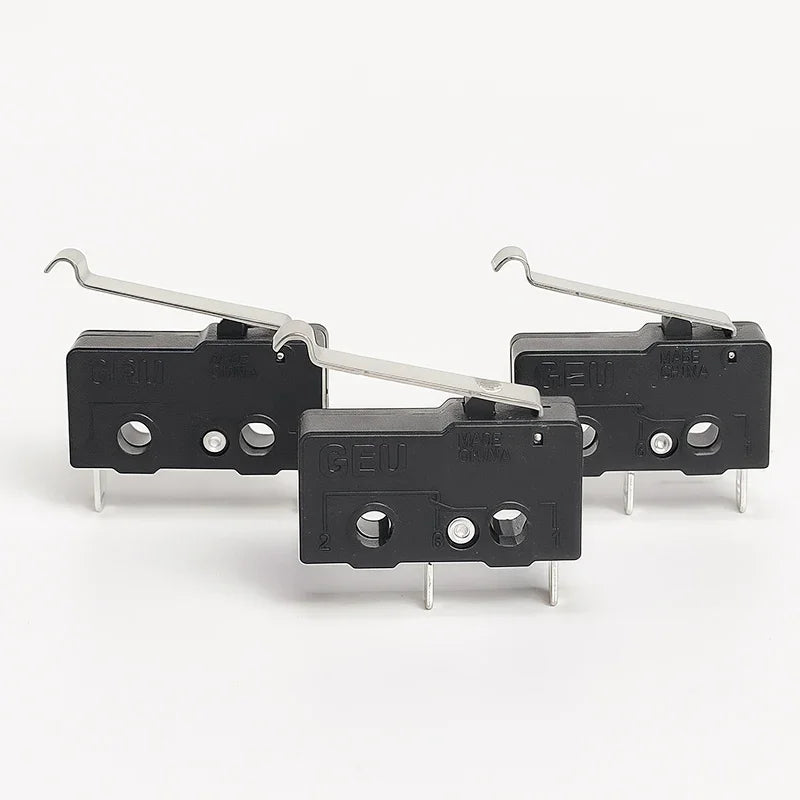 10/50/100Pcs Micro Limit Switch SPDT Snap Action, 5A 250V Mini Switch for Home Appliance, Control Circuit, DIY Projects
