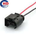 2 Pin 3.5mm Female Waterproof Automotive Electrical Connector Car Air Pump Harness Plug 50290060 for air pump plug