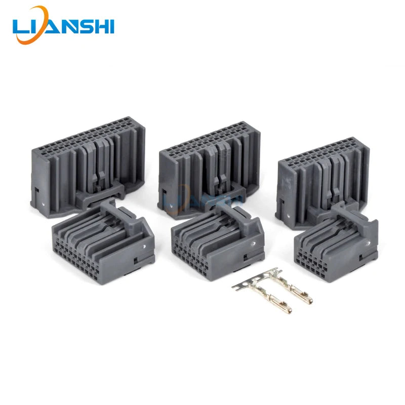 JAE type automotive connector MX34012/40SF1 gray male and female 12-hole plug plastic shell electronic plug