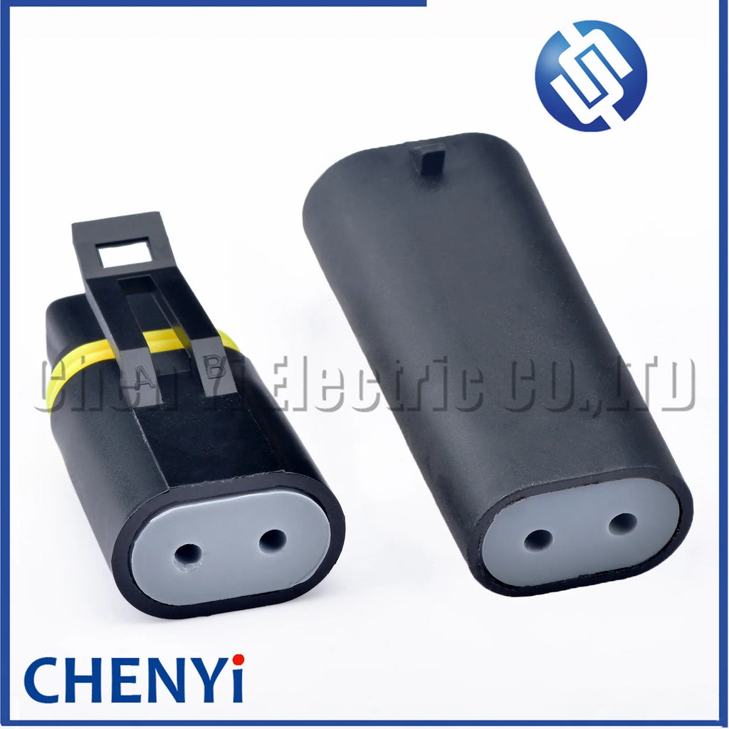 2 Pin Automotive waterproof fuel level sensor connector Transmission Fuel injector plug CY73022-1.8-21 CY73022-1.8-11 with Pin