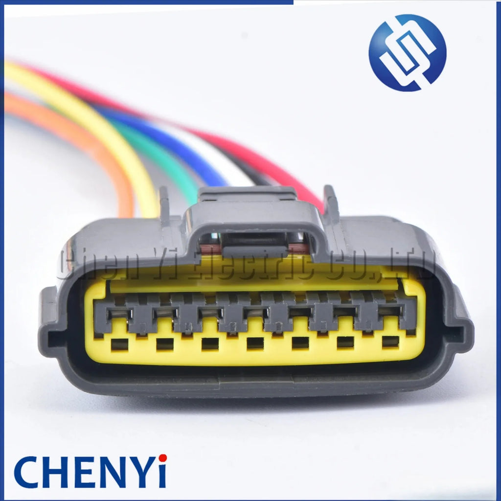 1 set 7 Pin female plastic housing plug wire electric cable automotive waterproof connector 6098-0148 for Nissan with 15cm 18awg