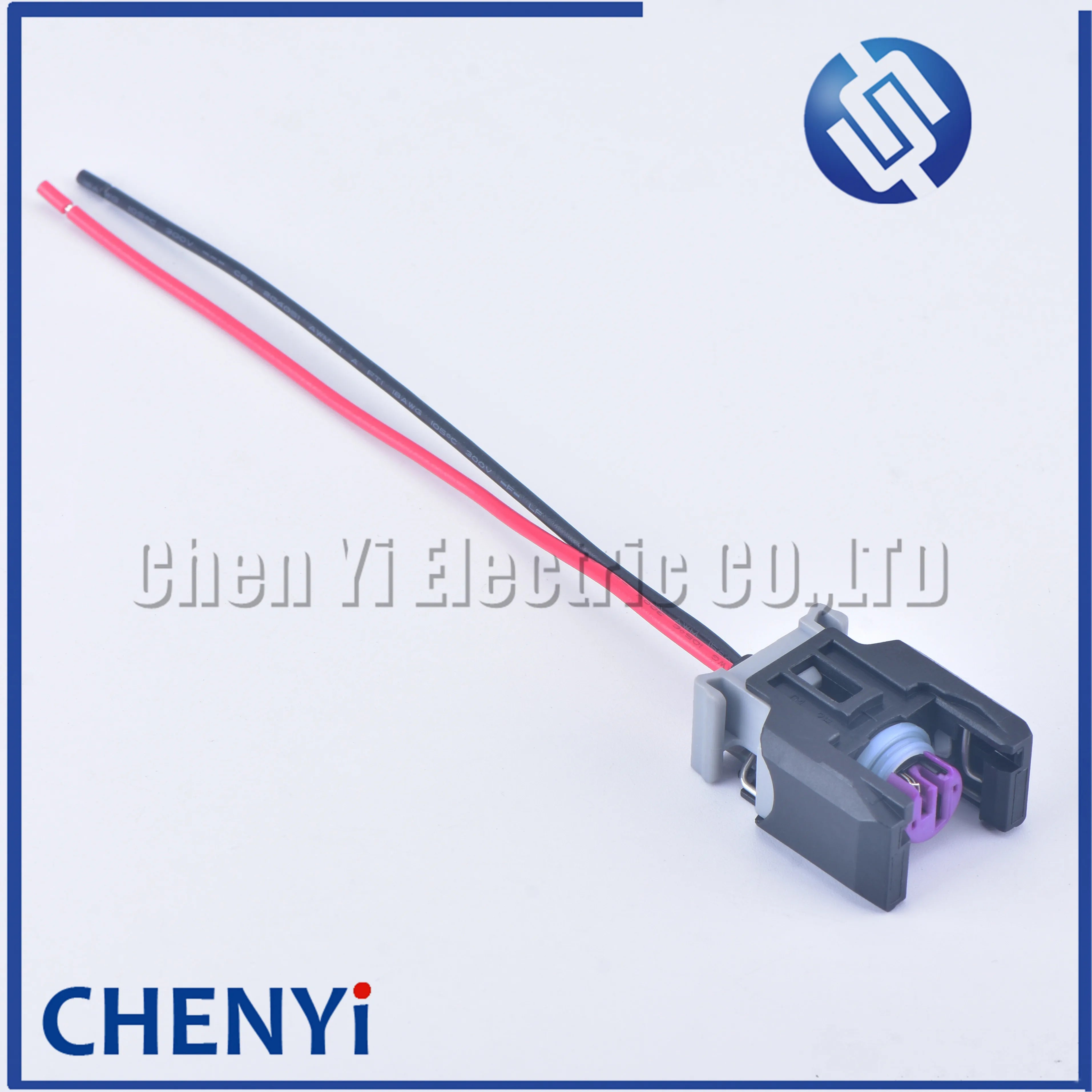 2 Pin sealed EFI diesel common rail engine H5H6 injector nozzle connector plug For Buick The Great Wall 13816706 with wire