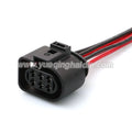 6-Pin Connector Waterproof 3.5mm Male Female Connector Auto Wiring Harness Cable Socket for VW Audi 1J0973833 1J0973733/936142-1