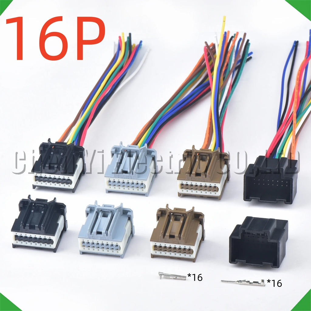 16-pin auto connector connector automotive connectors instrument panel ford