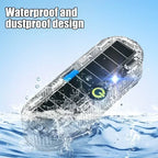 HL Motorcycle Car Light Solar Powered Simulated Dummy Alarm Wireless Warning Anti-Theft Caution Lamp LED Light Flashing Mode
