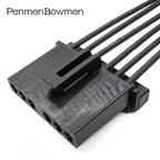 1 Set 6 Pin Car Rear Taillights Turn Lamp Line Board Electrical Cable Connectors Wire Harness Plug for Ford