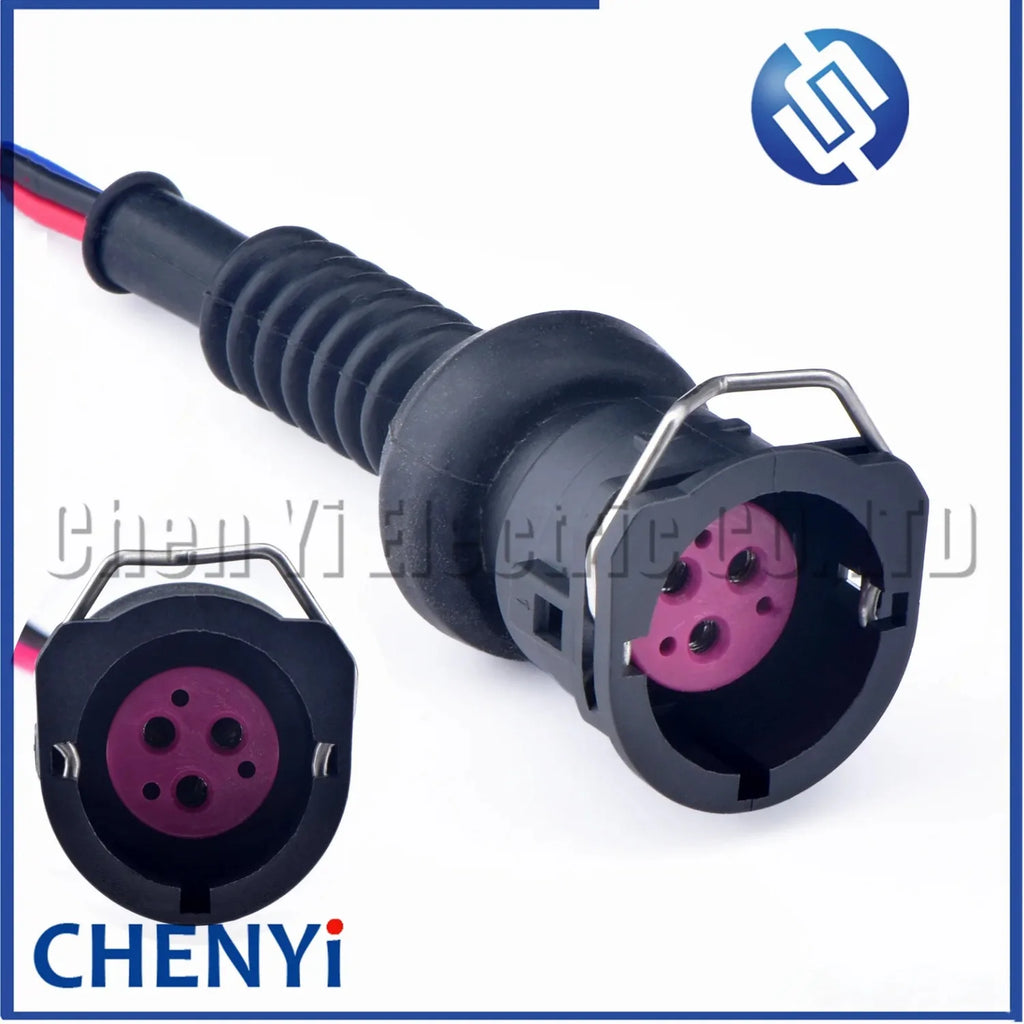 3 Pin Automotive waterproof connector Engine Wire harness Plug 443971920 443 971 920 443972921E with 15cm wires