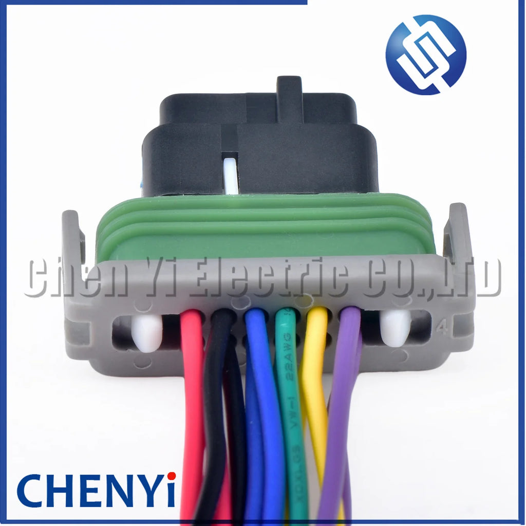 12 Pin female automotive waterproof Miniature connector motorcycle tachometer Wire harness plug DJ7127A-0.8-21 For Harley