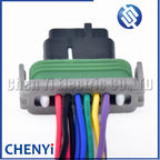 12 Pin female automotive waterproof Miniature connector motorcycle tachometer Wire harness plug DJ7127A-0.8-21 For Harley