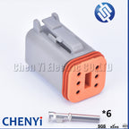Connector With Fixed Flange Plug DT04-2P-L012 DT04-4P-L012 DT04-6P-L012 DT04-8P-L012 DT04-12P-L012 DT06-2S For Deutsch