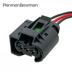 1 Set 3 Pin Auto Kostal Injector ABS Crankshaft Electrical Cable Connectors Wiring Harness Plug For Benz BMW 09441391 50290970