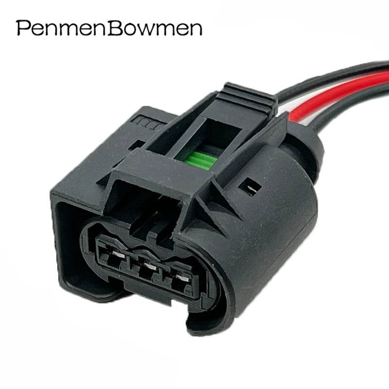1 Set 3 Pin Auto Kostal Injector ABS Crankshaft Electrical Cable Connectors Wiring Harness Plug For Benz BMW 09441391 50290970