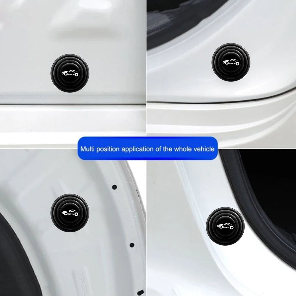 Car Door Shock Absorber Pads Buffer Bumper Anti-collision Shock Absorbing Gasket for Auto Sound Insulation Adhesive Stickers