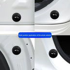 Car Door Shock Absorber Pads Buffer Bumper Anti-collision Shock Absorbing Gasket for Auto Sound Insulation Adhesive Stickers