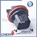6 Pin Automobile Headlight Wiring Harness Waterproof plug connector MG643866-5 For Hyundai Freddy ix35 Rena Santa Fe