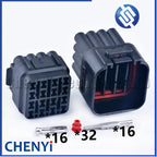 1 Set Black 16 Pin Auto Waterproof Electric Wire Cable Connector Male Or Female Socket Plug 6085-0510 6188-0353 6185-0510