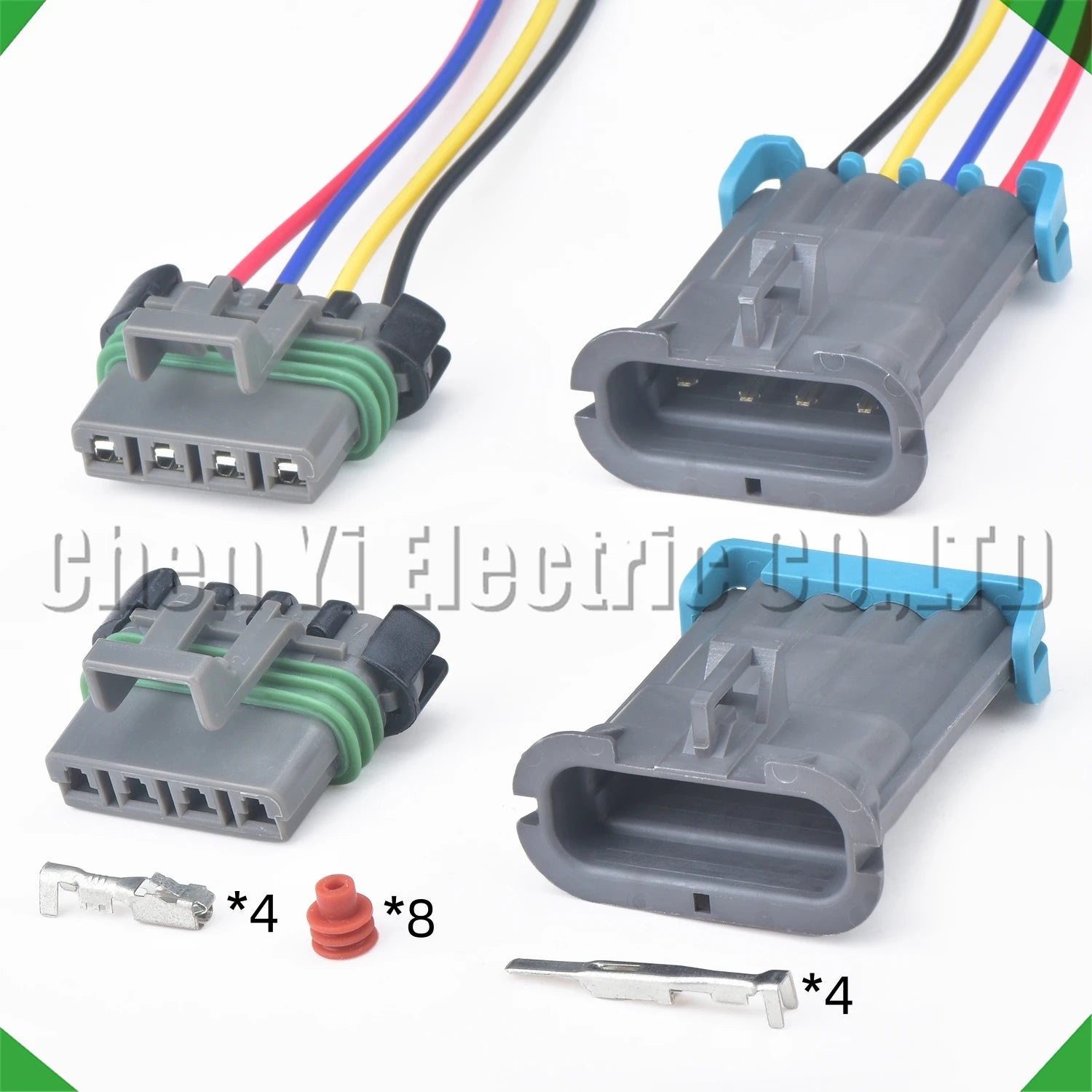 4-pin auto connector connector automotive connectors conditioning resistor