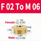 Brass BSP Reducing Hexagon Bushing Adapter Fitting,Male to Female Connector for Fuel,Water,Gas,Oil,1/8" 1/4" 3/8" 1/2" 3/4" 1"