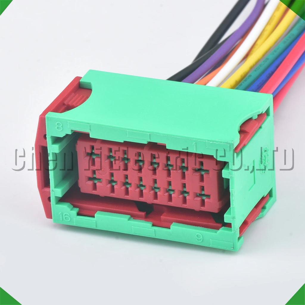 16-Pin Auto Connector Automotive Connectors Engine Compartment Computer board Amplifier