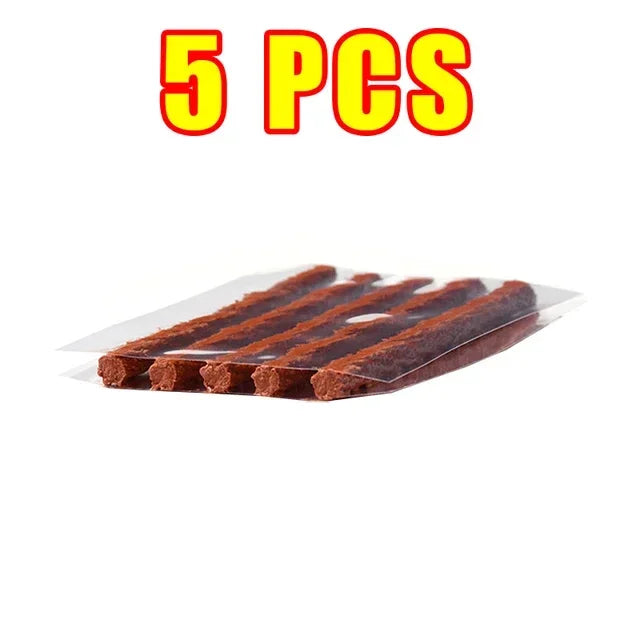 Tire Repair Tool Kit with Rubber Strips Tubeless Tyre Puncture Studding Plug Set Motorcycle Bike Truck Repair Accessories Amagi