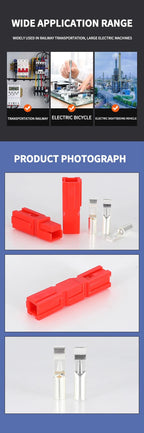 40/90/200/500Pcs/Box  Single Pole Plug 30A High Current Connector - PP Battery Forklift Power Terminals Bulk Pack