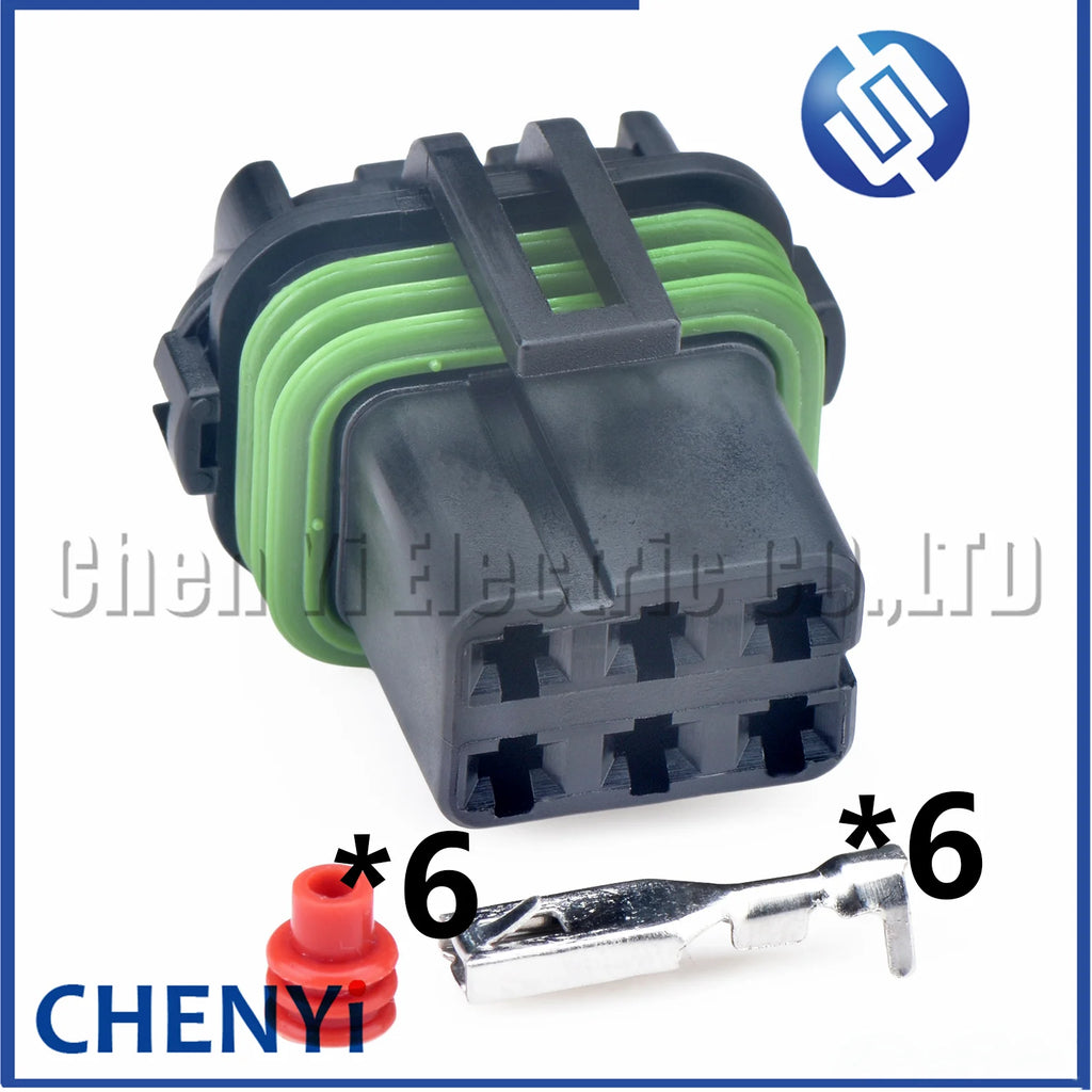 6 Pin Automotive waterproof connector Wire Harness plug 15344052 12185000 12184999 12185008 12185126
