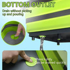 Household Kitchen Folding Wash Portable Sink Foot Bucket Cutting Board Plastic Foldable Basin Travel Outdoor Camping Tools amagi