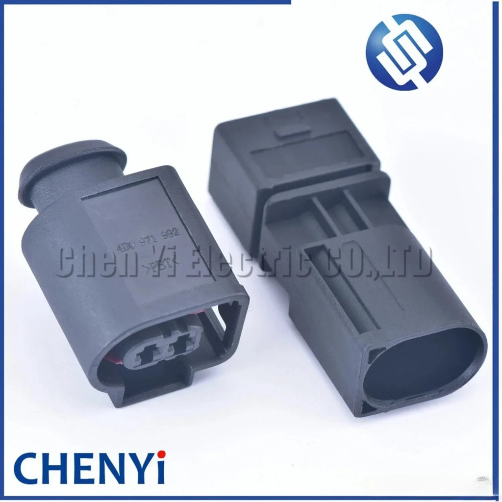 2 Pin male or female auto waterproof Connectors Wire harness Plug For Horn injector plug 4D0971992