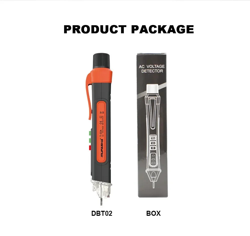 Car Aicevoo Non-Contact Voltage Tester Induced Electric Pen Voltage Detector Electric Sensor AC 12-1000V Breakpoint Finder Amagi