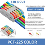 10/1000PCS Mini Fast Wire Connector Universal Wiring Cable Connector Push-in Conductor Terminal PCT-222/224 SPL-42/62 SPL-2/3/1