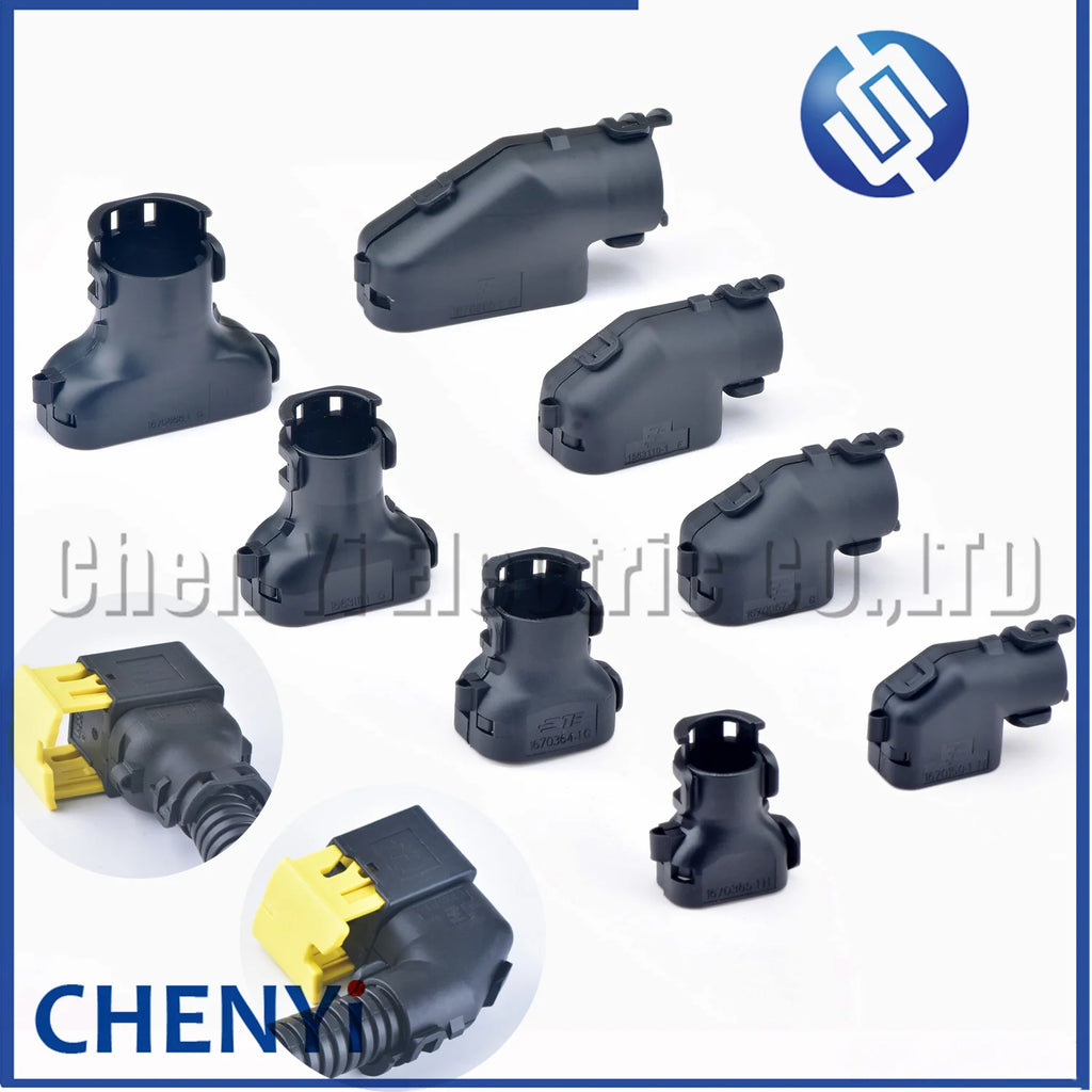 Connector electric wire back cover protective shell Fixed Wire Group Bent Tail Buckle 1670057-1 1670364-1 1563110-1 1670865-1
