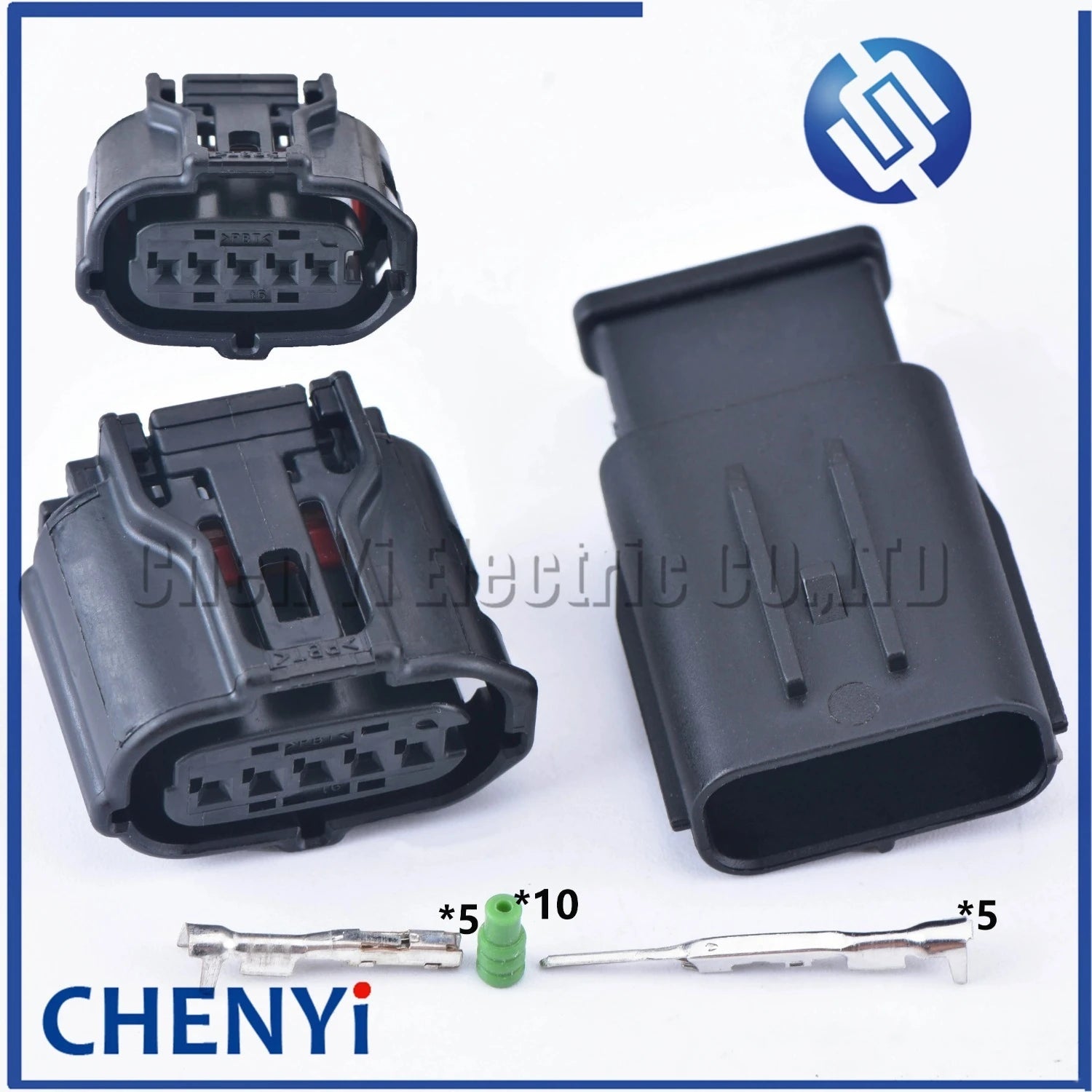 2 set 5 PinAutomotive connector Air Flow Meter wire harness plug  6189-1046 For Toyota TS Series MAF