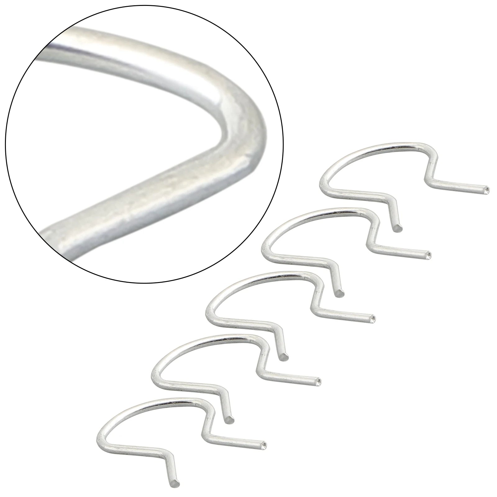12Pcs Car Door Handle  Crank Retainer Horseshoe Clip Set For Chevrolet For Pontiac Car Horseshoe Clips Replacement Accessories