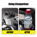 Car Cup Holder Limiter Fixing Clip Self-adhesive Universal Auto Water Cup Slot Limit Pad Car Bottle Console Slot Slip Limiter
