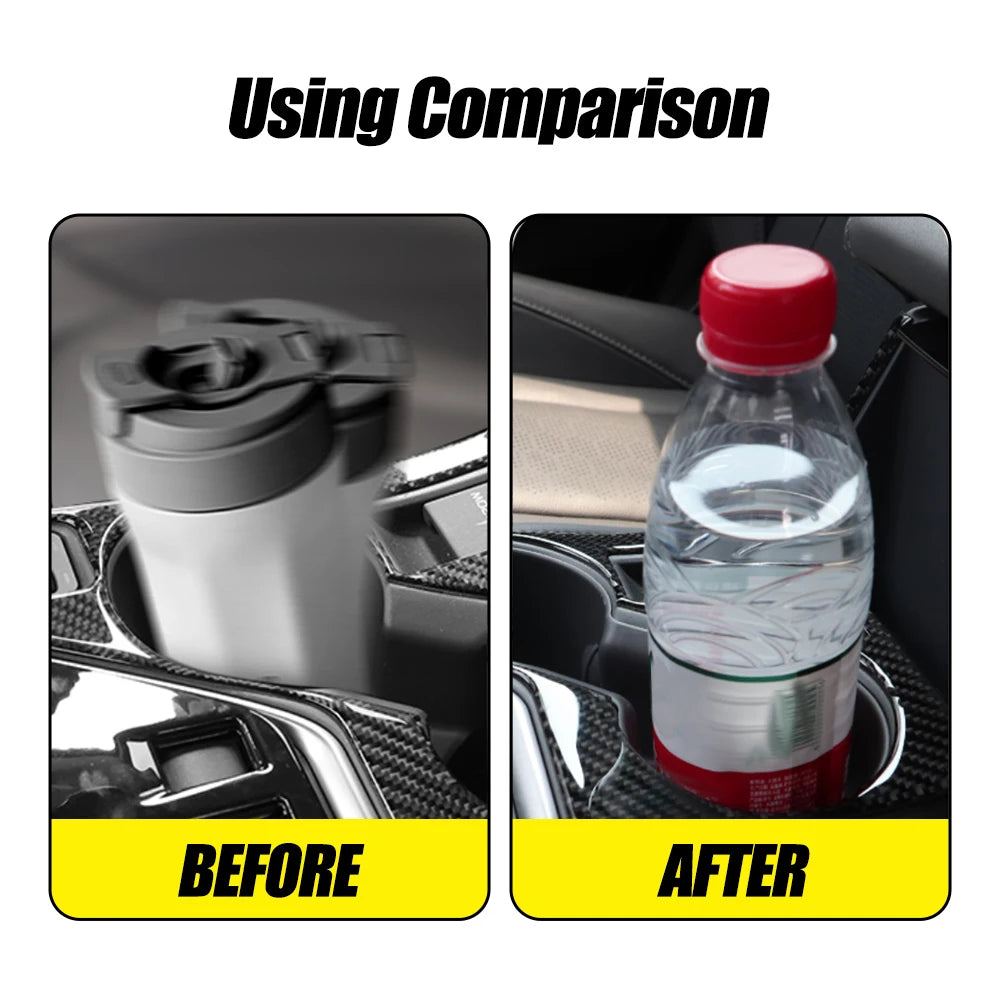 Car Cup Holder Limiter Fixing Clip Self-adhesive Universal Auto Water Cup Slot Limit Pad Car Bottle Console Slot Slip Limiter