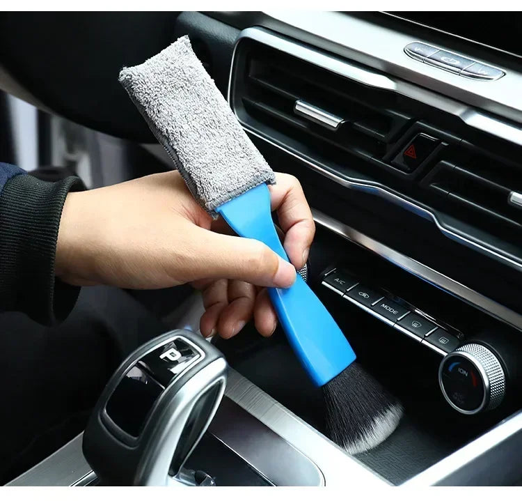 Car Cleaning Tools Air Conditioning Air Outlet Cleaning Dust Removal Soft Brush Multifunctional Auto Interior Cleaning Amagi