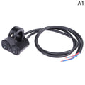 7/8" 22mm Aluminum Alloy 12V Motorcycle Handlebar Control Switch Dual Button Control Headlight Flasher Speaker Switch 2 Choice