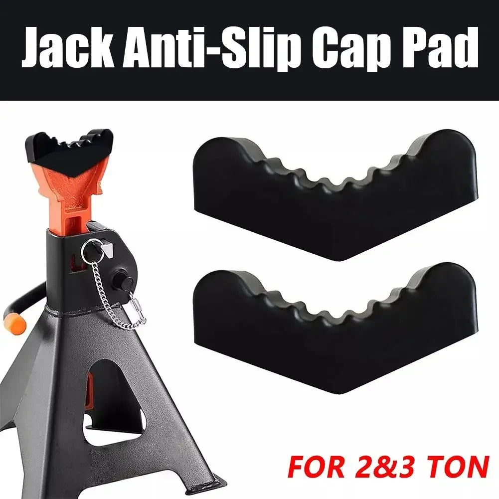 Car Slotted Lift Jack Stand Rubber Pad Floor Adapter Frame Rail Pinch Lifting Universal Repair Tools Safety Grip Pads 3Ton Amagi