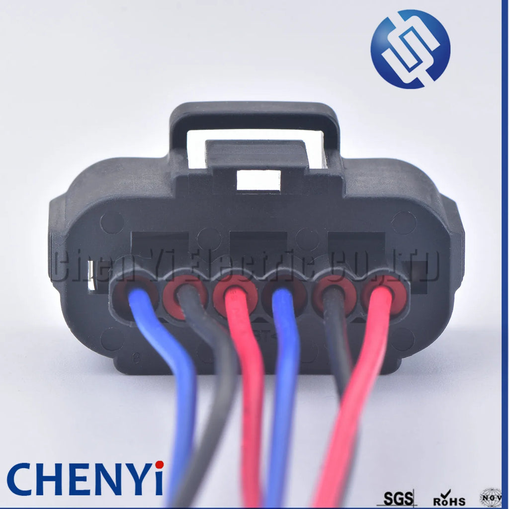 6 Pin 184060-1 Accelerator Pedal pcb Connector Auto Pump Wire Harness plug For Ford Focus Hyundai