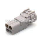 2PIN Male Female 2mm Waterproof Connector Fog Light Lamp Socket Reverse Radar Plug For Baojun Toyota RAV4 6188-0266