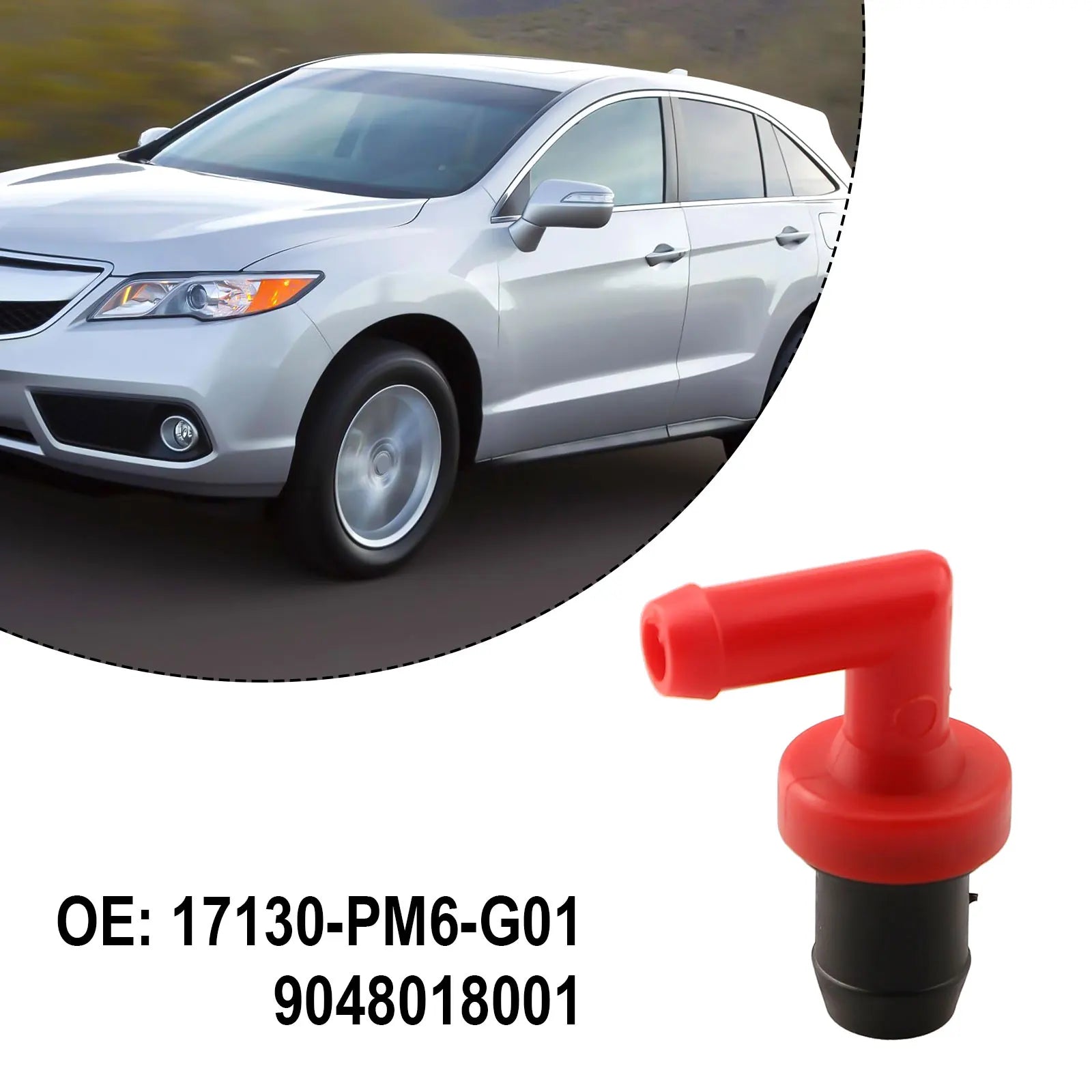 Crankcase Ventilation PCV Valve For Honda For Acura Integra B16 B18 B18C Red PCV Valve 17130-PM6-G01 Car Accessories