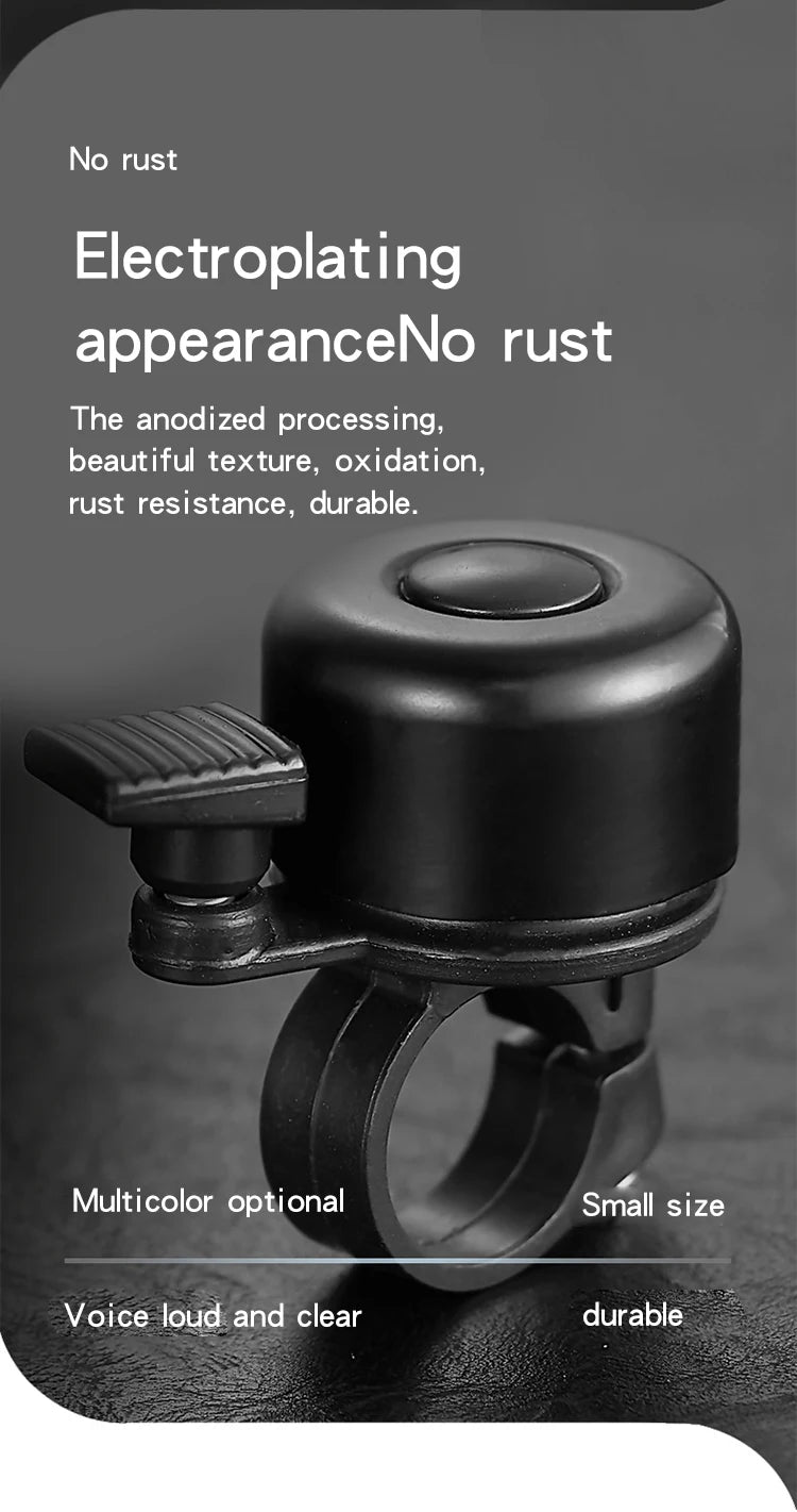 Bicycle Bell MTB Bike Sound Alarm Horn For Safety Warning Cycling Handlebar Metal Ring MTB & Road Bike Accessories New