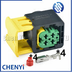 4 Pin Auto Nitrogen oxygen sensor Connector Urea pump Plug 1-1418390-1 2-1418390-1 3-1418390-1 4-1418390-1 For CUMMINS Auman