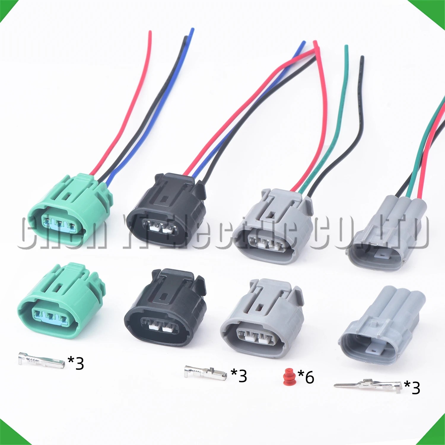 3-Pin Auto Connector Connector Automotive connector Headlight headlight ignition
