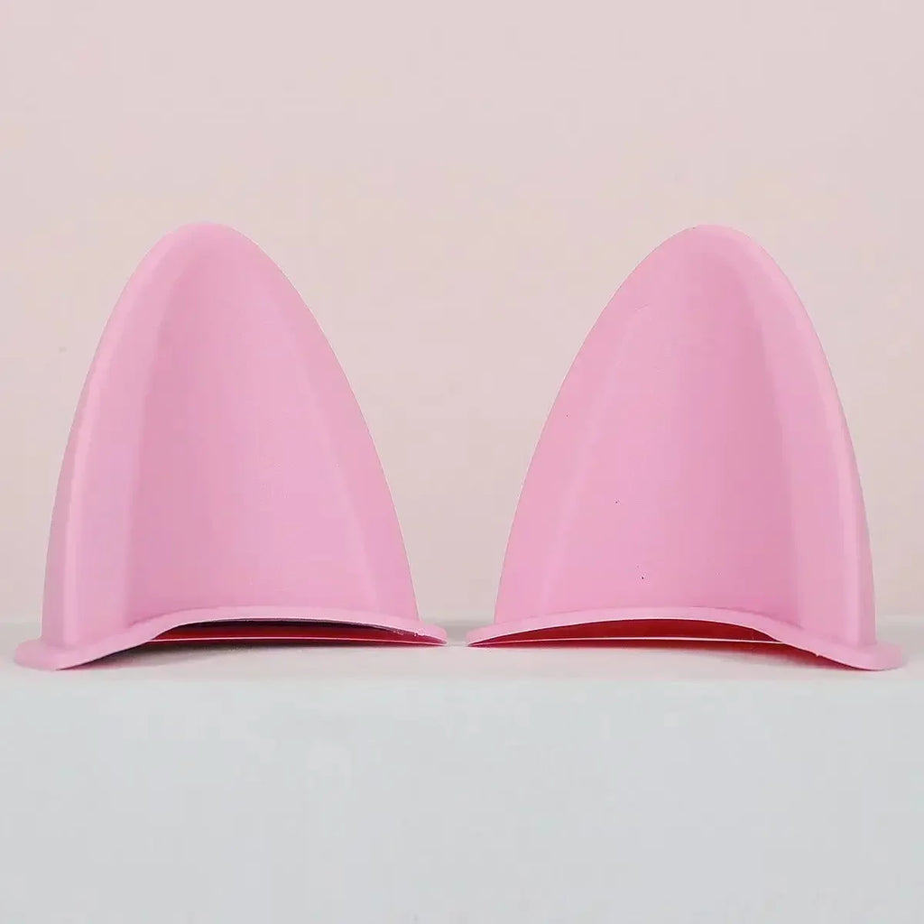 2pcs Motorbike Helmet Accessories Cat Ears Accessories Electric Car Children's Helmet Cartoon Modelling Cute Helmet Amagi