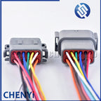 Deutsch DTM series 12 Pin DTM06-12S DTM04-12P male or female Automotive waterproof connector Sealed Wire Harness Plug 15cm wires